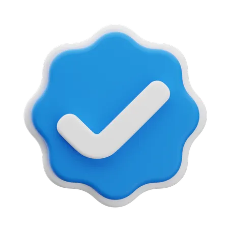 Verified  3D Icon