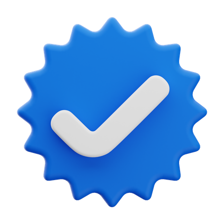 Verified  3D Icon