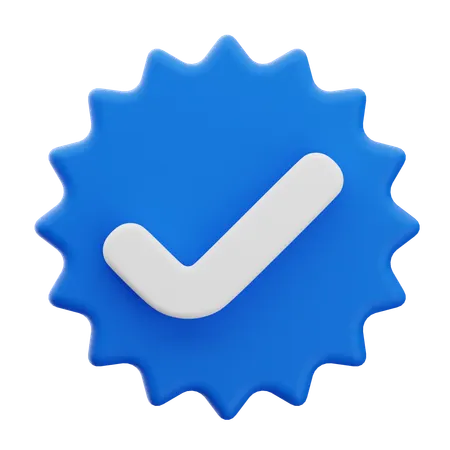 Verified  3D Icon