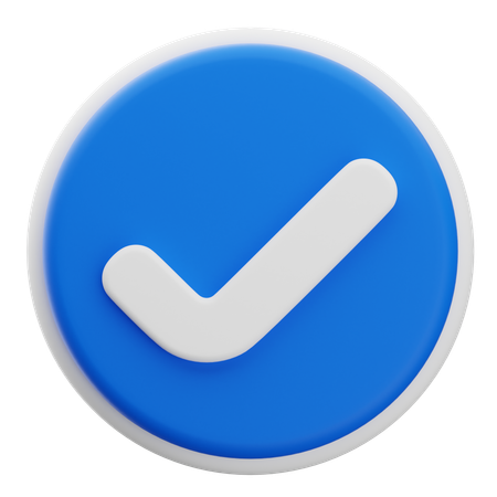 Verified  3D Icon