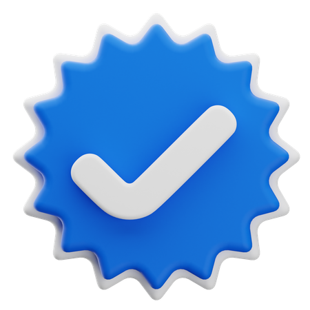 Verified  3D Icon