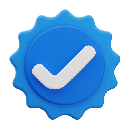 Verified  3D Icon