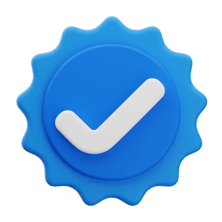Verified  3D Icon