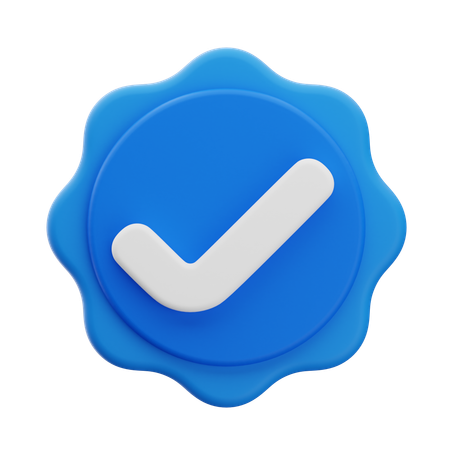 Verified  3D Icon