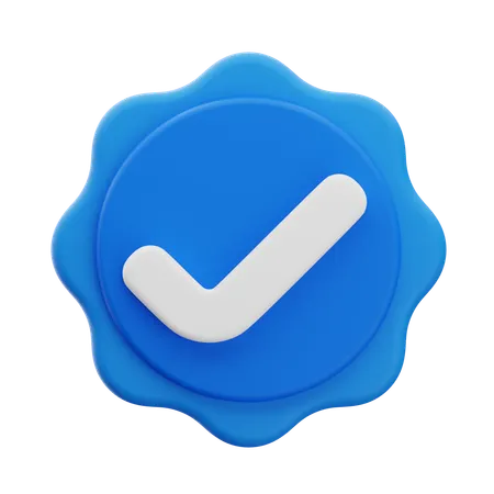 Verified  3D Icon