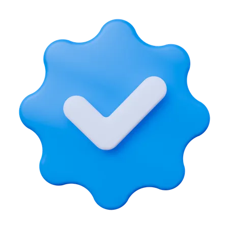 Verified  3D Icon
