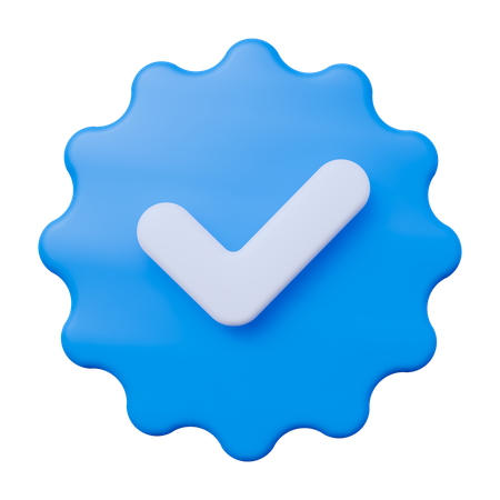 Verified  3D Icon