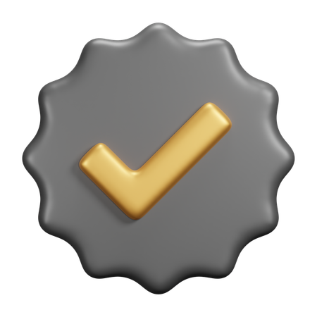 Verified  3D Icon