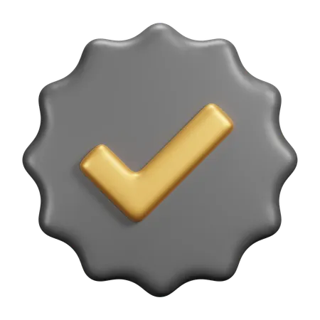 Verified  3D Icon