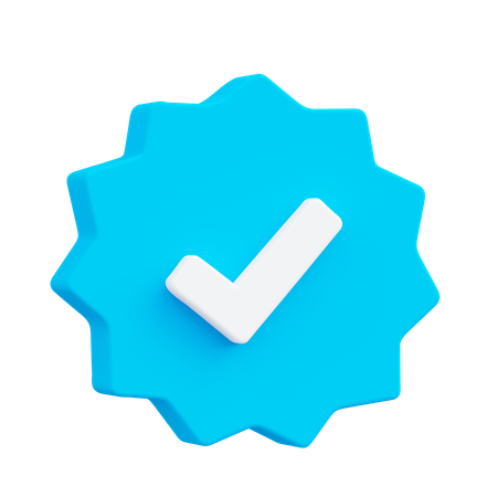 Verified  3D Icon