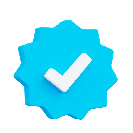 Verified  3D Icon