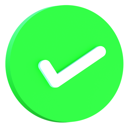 Verified  3D Icon