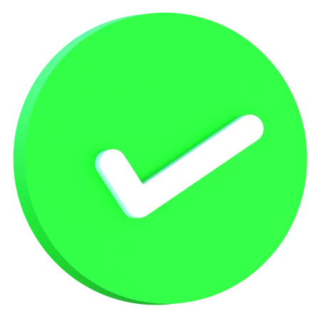 Verified  3D Icon