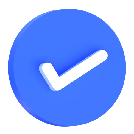 Verified  3D Icon