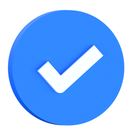 Verified  3D Icon