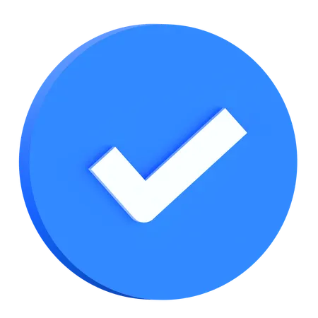 Verified  3D Icon