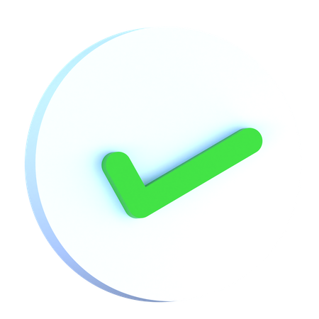 Verified  3D Icon