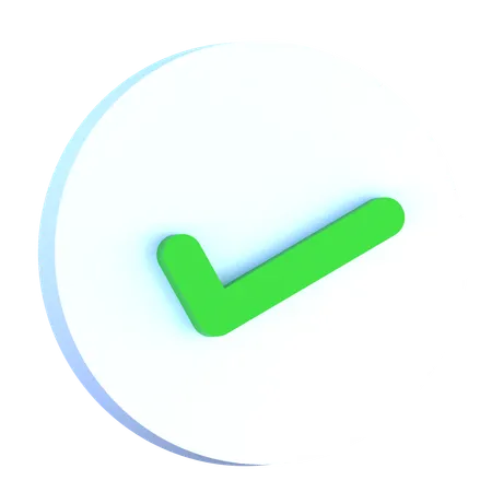 Verified  3D Icon