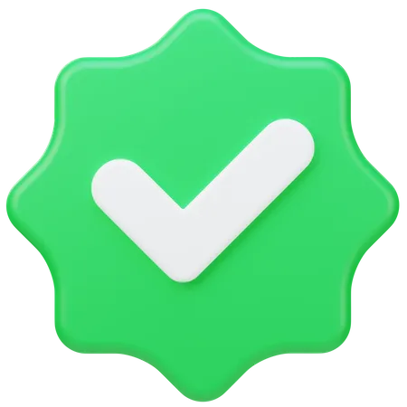 Verified  3D Icon