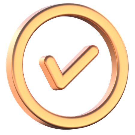Verified  3D Icon