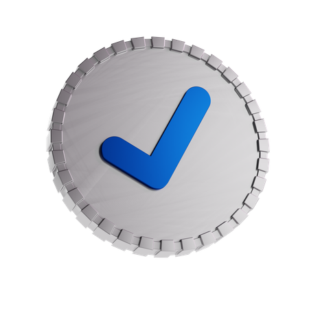 Verified  3D Icon