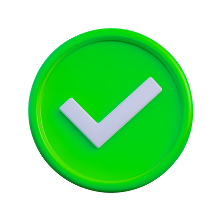 Verified  3D Icon