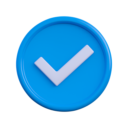 Verified  3D Icon