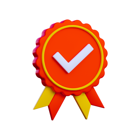 Verified  3D Icon