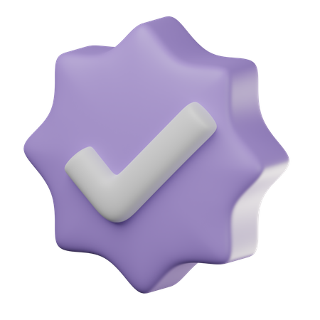 Verified  3D Icon
