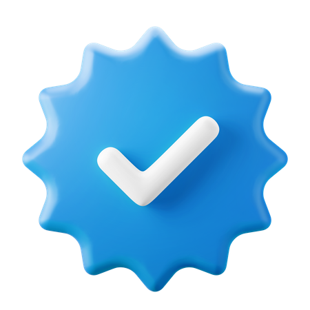 Verified Approved  3D Icon