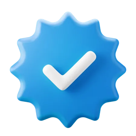 Verified Approved Cute Minimal 3 D Icon Illustration 3D Icon
