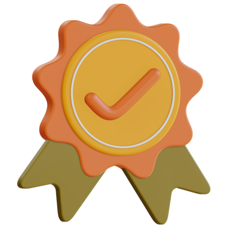 Verified Badge  3D Icon