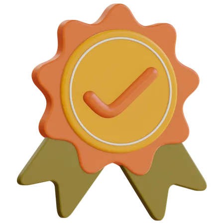 Verified Badge  3D Icon