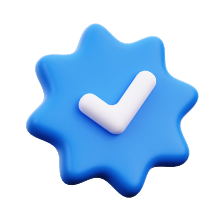 Verified Badge  3D Icon
