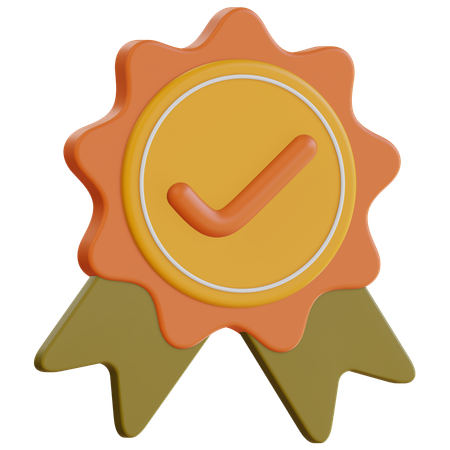 Verified Badge 3D Icon