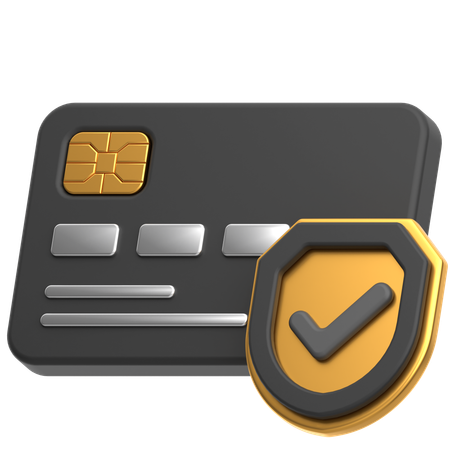 Verified Card  3D Icon