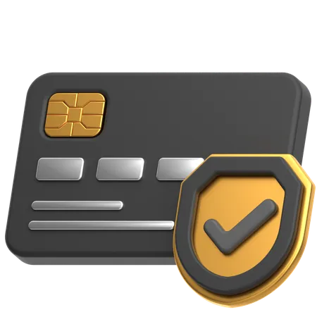 Verified Card  3D Icon