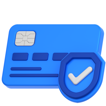 Verified Card  3D Icon