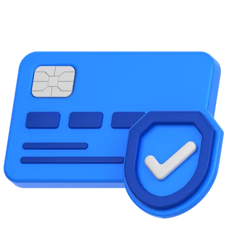 Verified Card  3D Icon