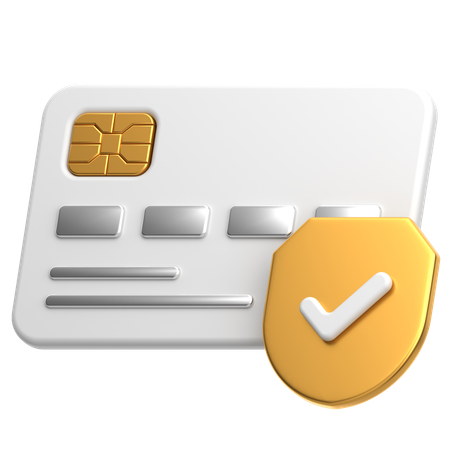 Verified Card  3D Icon
