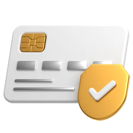 Verified Card  3D Icon