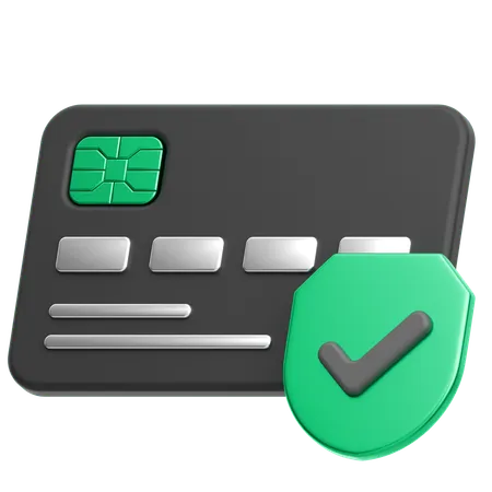Verified Card  3D Icon