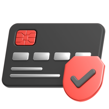 Verified Card  3D Icon