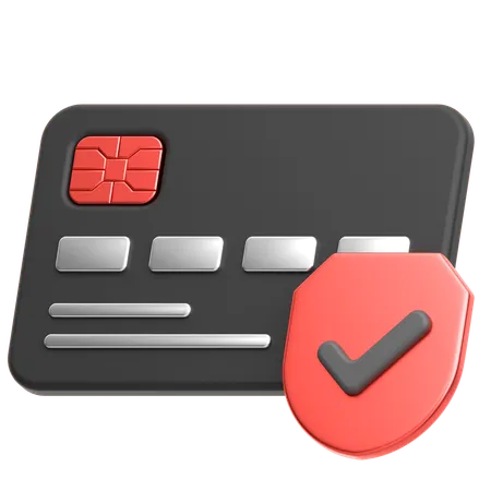 Verified Card  3D Icon