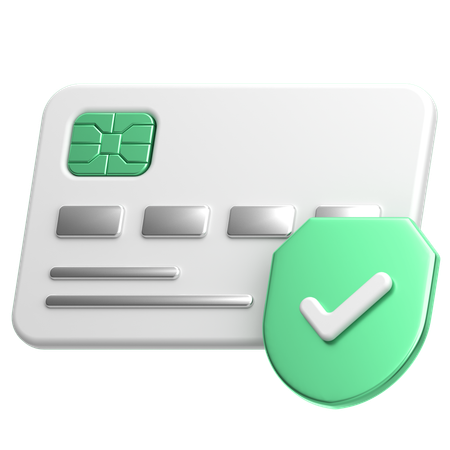 Verified Card  3D Icon
