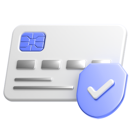 Verified Card  3D Icon