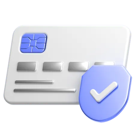Verified Card  3D Icon