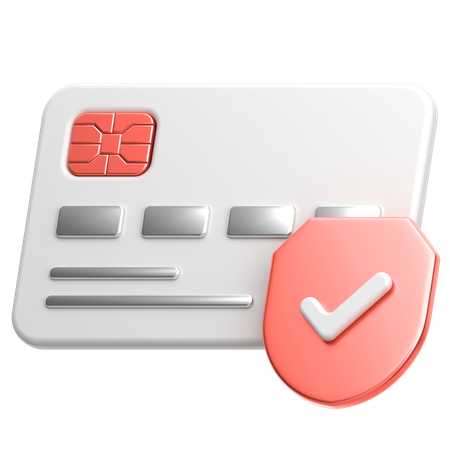 Verified Card  3D Icon