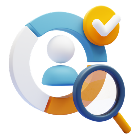 Verified Customer Research  3D Icon