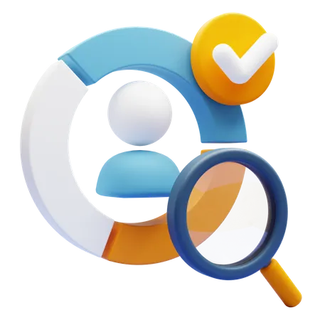 Verified Customer Research  3D Icon